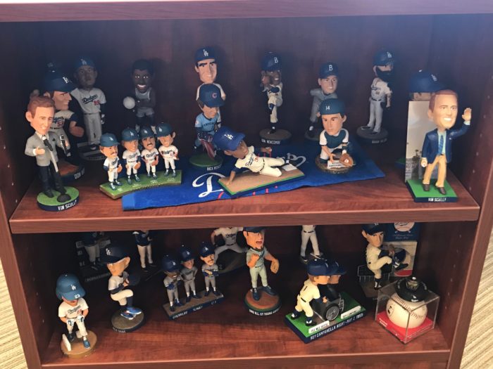 Bobbleheads at CLG's Opening Day party