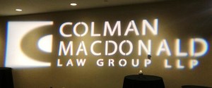 Colman Macdonald Law Group, sponsor of 2016 CCC Casino Night