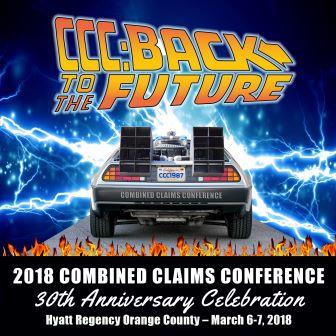 Poster for 2018 CCC "Back to the Future" in Garden Grove